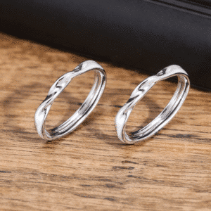 Bague couple standard ajustable