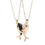 Collier couple baleine 4