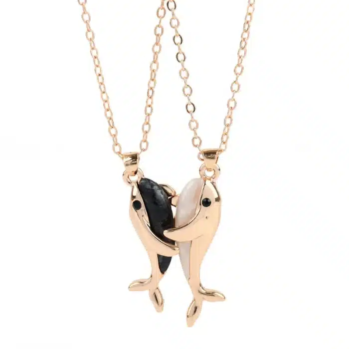 Collier couple baleine 4