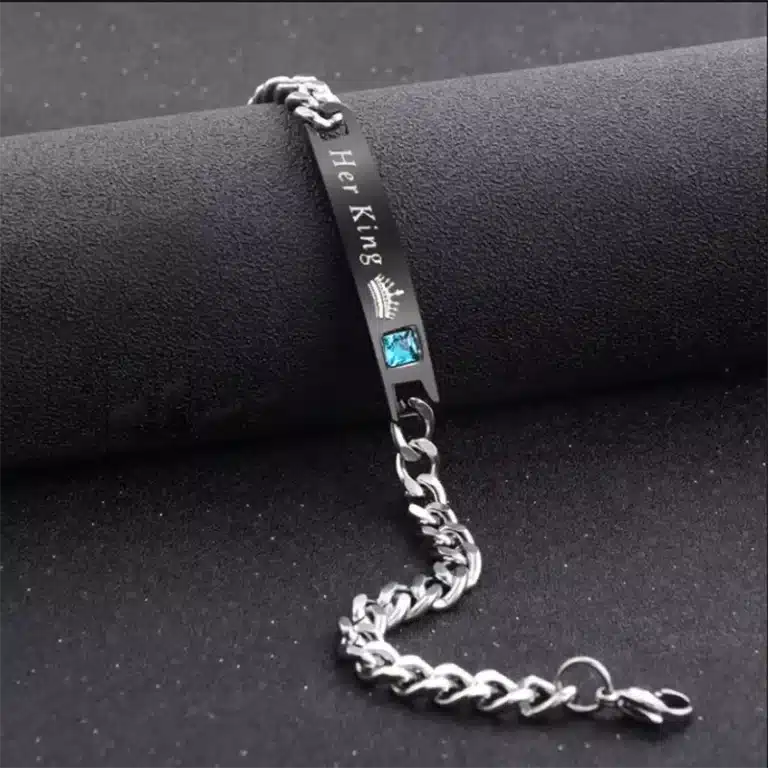 Bracelet couple roi et reine 3