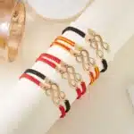 Bracelet couple infini coeur 3