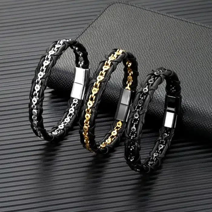 Bracelet couple homme rock 4
