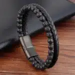 Bracelet couple pierres naturelles 1