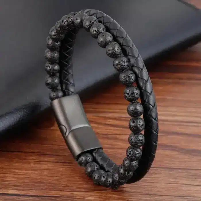 Bracelet couple pierres naturelles 1