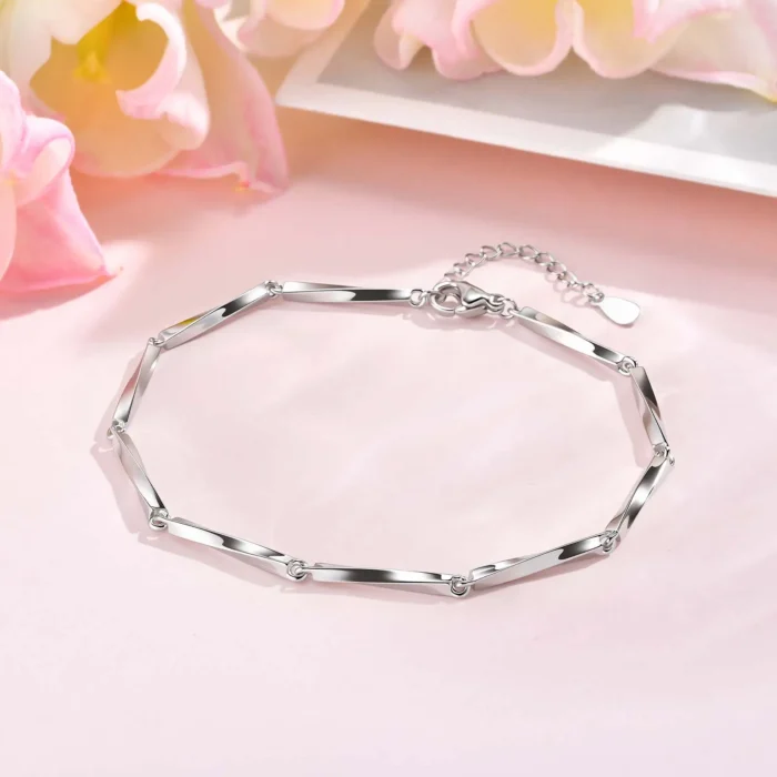 Bracelet couple symbolique argent 6