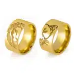 Bague couple lion et lionne 6