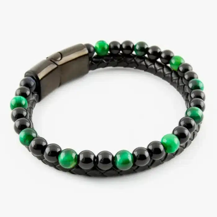 Bracelet couple pierres naturelles 6