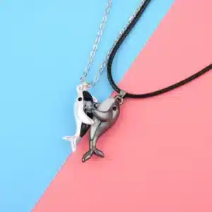 Collier couple baleine 6