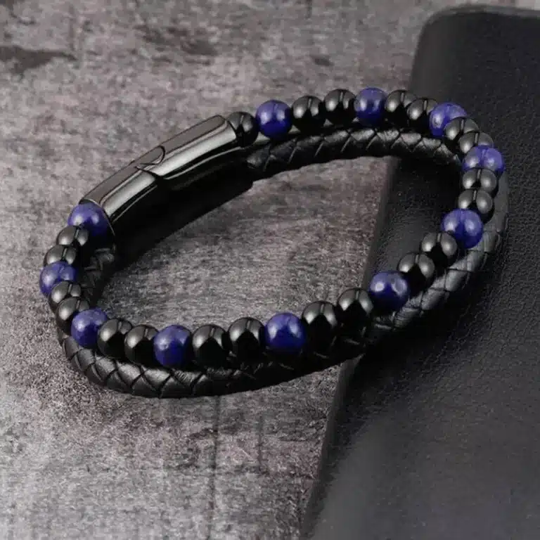 Bracelet couple pierres naturelles 2