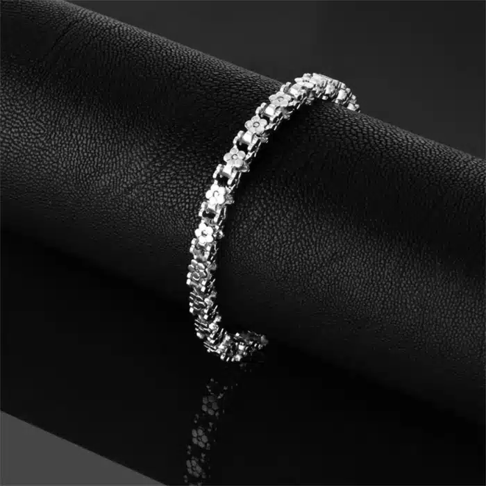 Bracelet couple amour argent doré 6