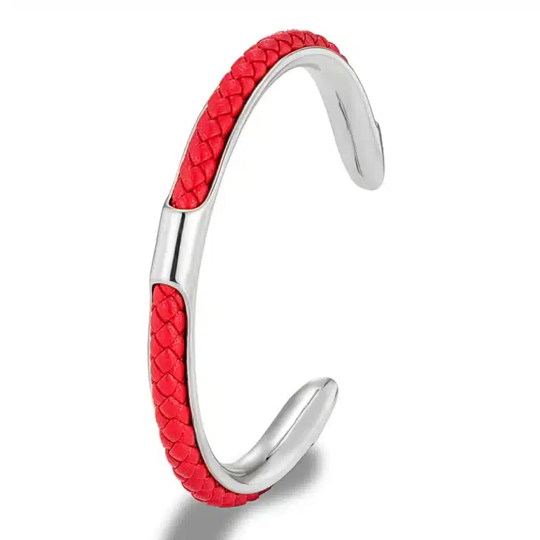 Bracelet couple manchette cuir homme 10