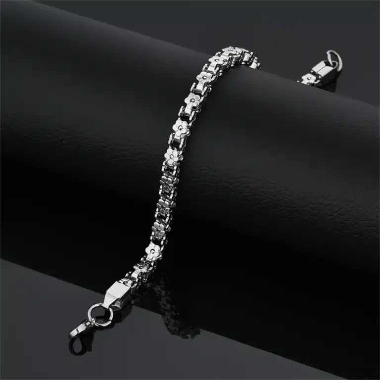 Bracelet couple amour argent doré 5