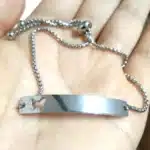 Bracelet couple personnalisé papillon 6