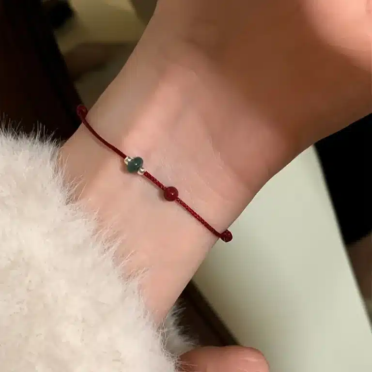 Bracelet couple tressé porte-bonheur femme 3