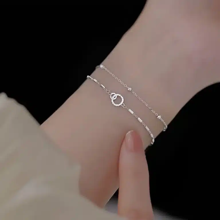 Deux bracelets couple élégants pour femme 1