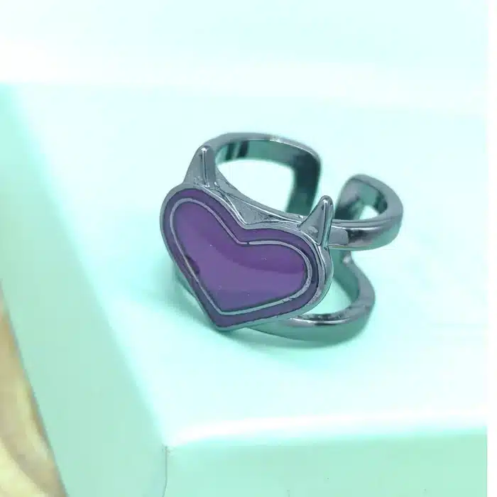 Bague duo couple papillon 4