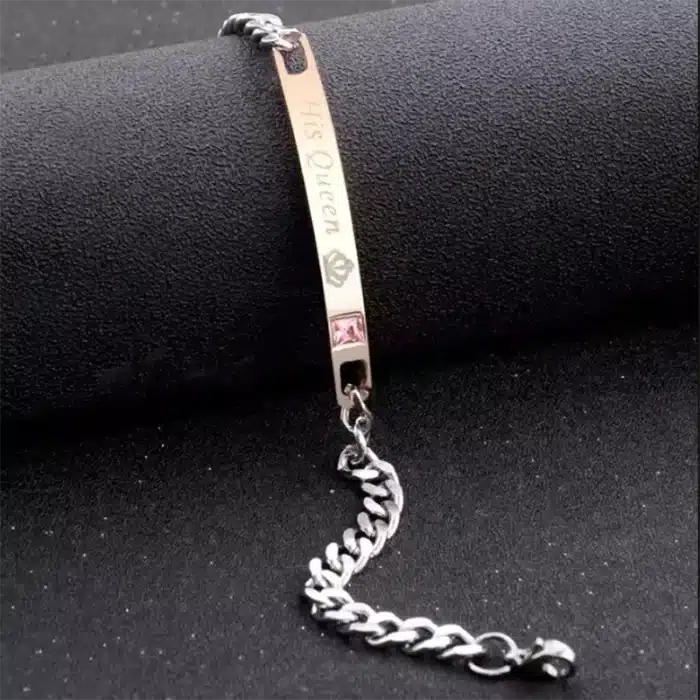 Bracelet couple roi et reine 4