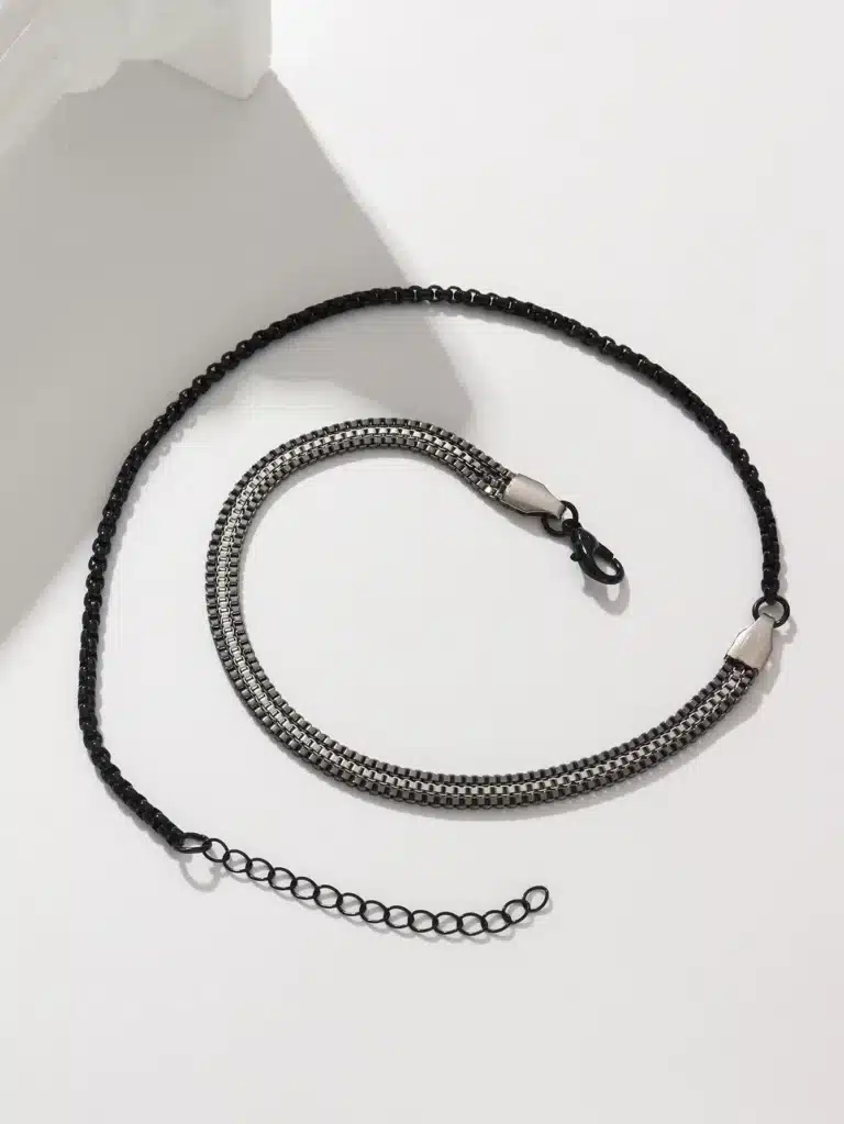 Bracelet couple homme chainette 5