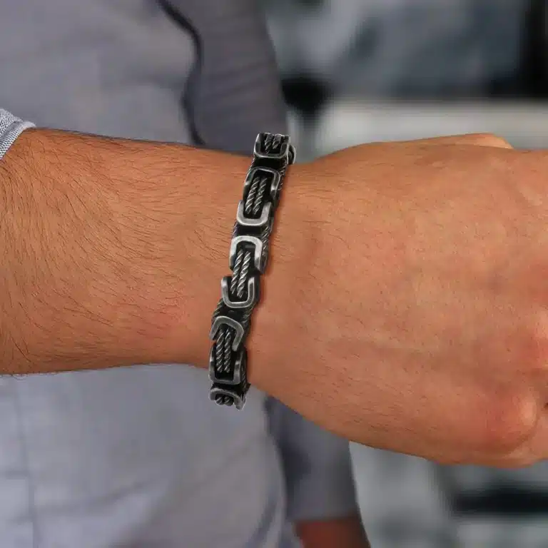 Bracelets couple épais pour homme 2