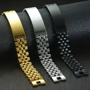 Bracelet couple homme luxe gravé 2