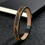 Bracelet couple plumes 4