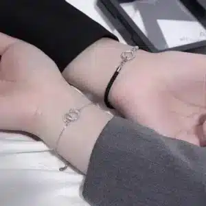 Bracelet couple rose épines 6