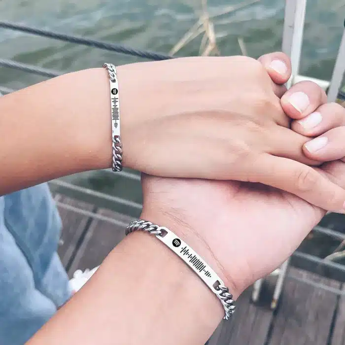 Bracelet couple musique 5