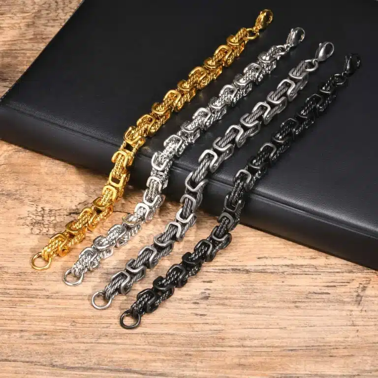 Bracelets couple épais pour homme 5