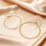 Bracelet couple adulte coeur 5