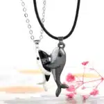 Collier couple baleine 1