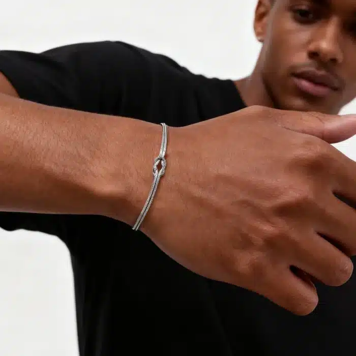 Bracelets couple nœud d'amour 2