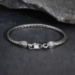 Bracelet couple punk argent 4