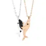 Collier couple baleine 5