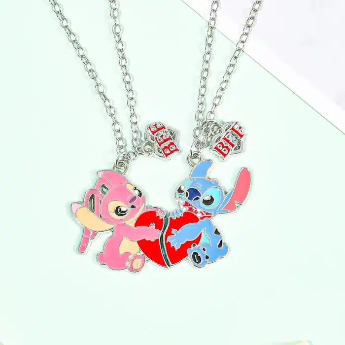 Collier couple Stitch Angel 4
