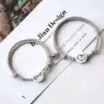 Bracelet couple porte-bonheur chat 4