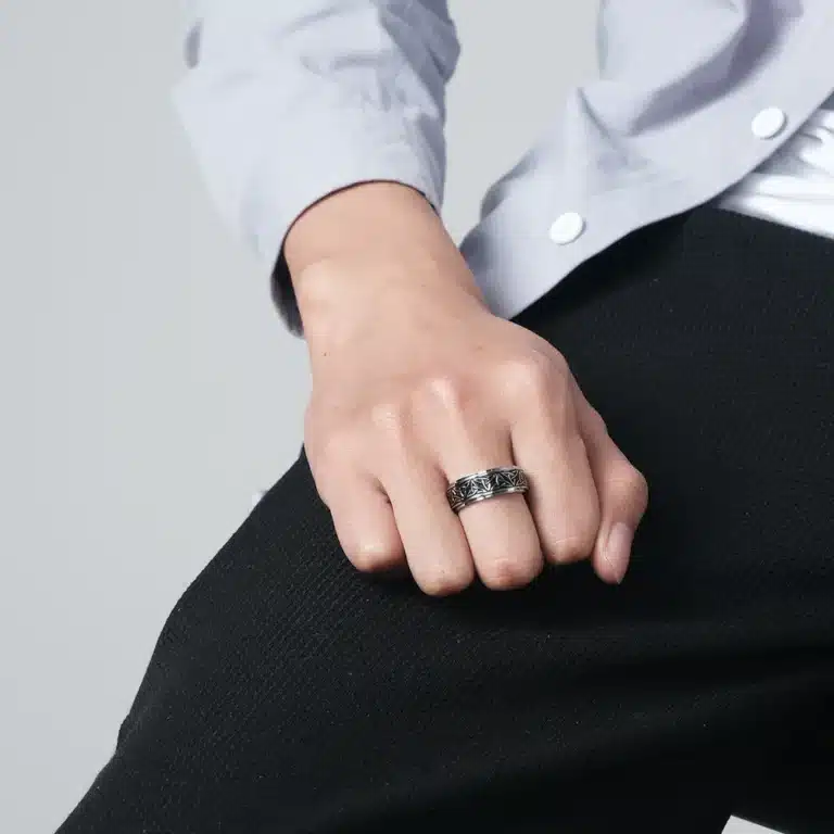 Bague couple metal 2
