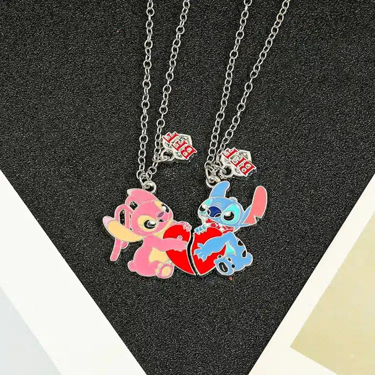 Collier couple Stitch Angel 2
