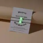 Bracelet couple étoile noir et blanc 2