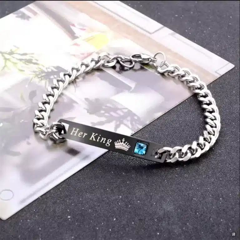 Bracelet couple roi et reine 5