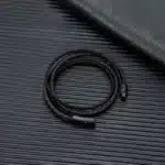 Bracelet coupe cuir tressé homme 4