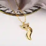 Collier couple renard femme 1