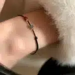 Bracelet couple tressé porte-bonheur femme 4