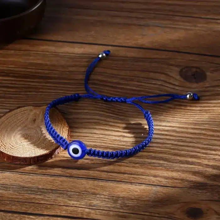 Bracelet couple œil bleu porte bonheur 4