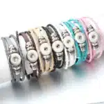 Bracelet couple bouton 1