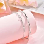 Bracelet couple symbolique argent 2