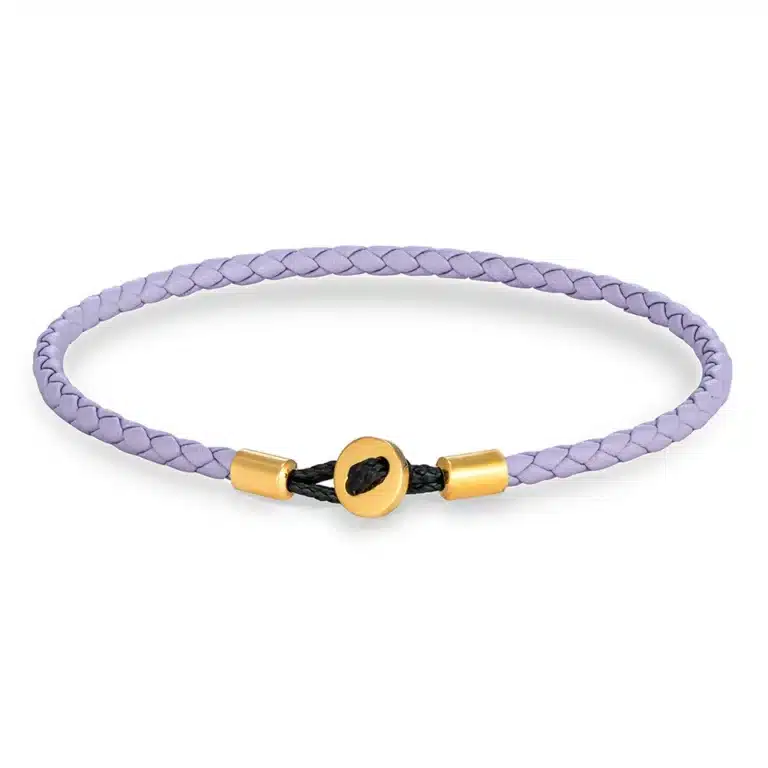 Bracelet couple cuir fin 14