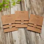 Bracelets couple soleil lune en corde 3