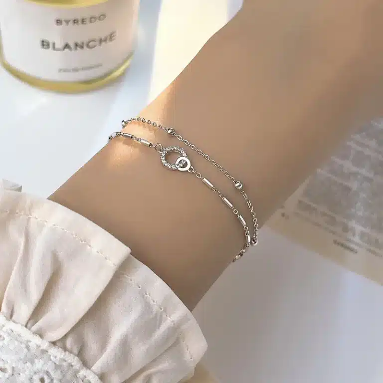Deux bracelets couple élégants pour femme 5