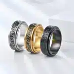 Bague couple metal 3