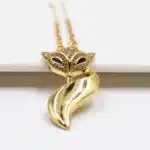 Collier couple renard femme 3